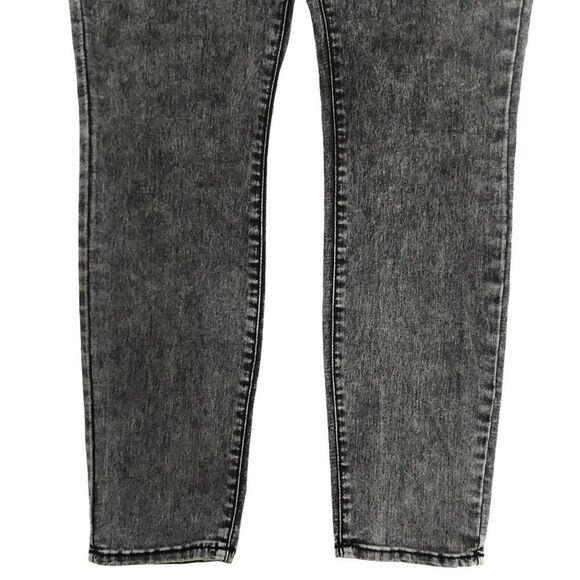 Bullhead Denim Jeggings Womens 11 Black Mid Rise Stretch Charcoal Wash - Picture 5 of 7